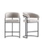 Manhattan Comfort Augusta Counter Stool in Light Grey, 2PK 2-CS018-LG - alternate 7
